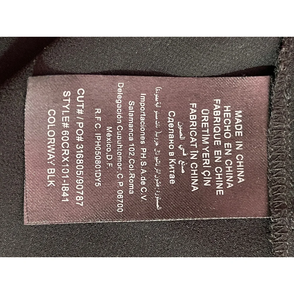 Women's Bebe One Shoulder Top Size S Black - Picture 5 of 8